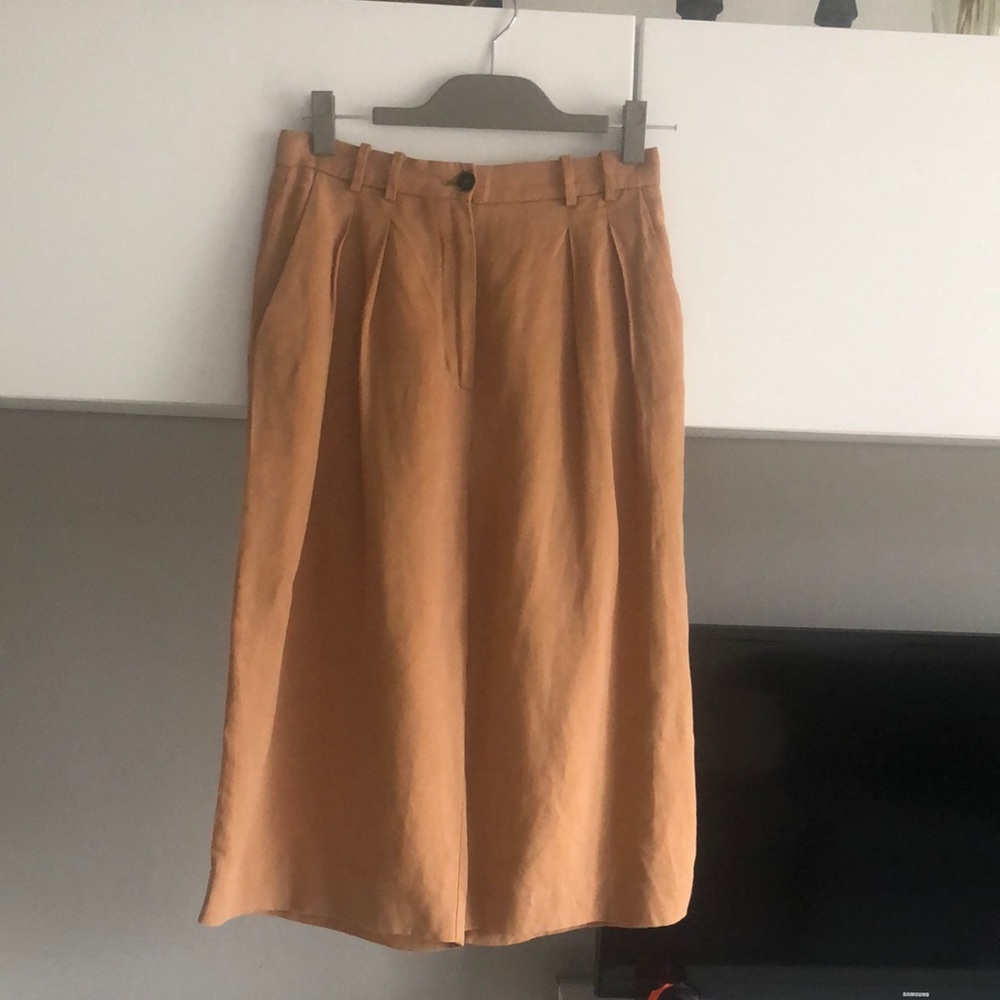 Linen culottes mango